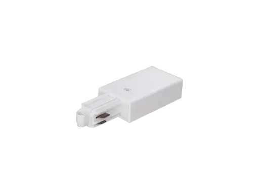 [TR0118W] TRACK mono fase voeding links wit