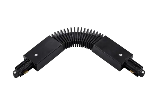 [TR0125B] TRACK mono fase flexibele connector zwart