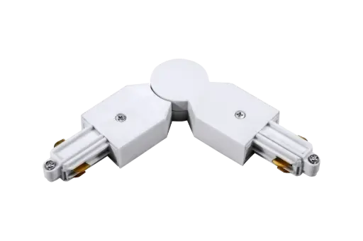 [TR0126W] TRACK mono fase variable L-connector wit