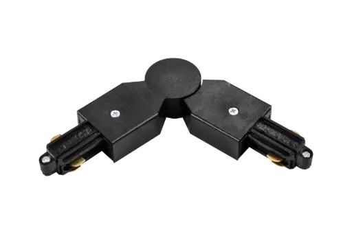[TR0126B] TRACK mono fase variable L-connector zwart