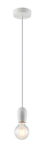 [3416240] KOBAR pendel wit/wit 1x E27