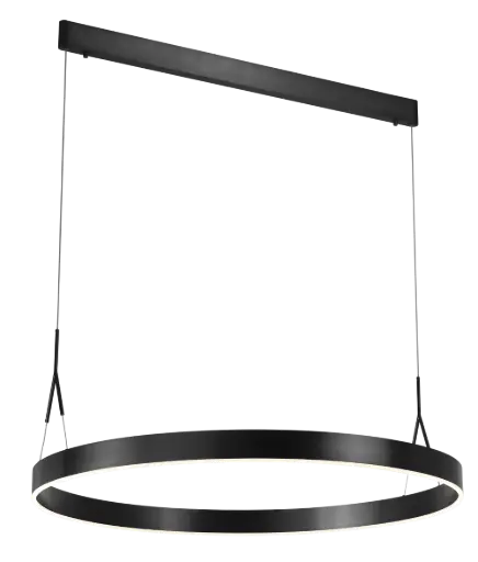 [3300707] PURE LED pendel rond D90 35W zwart