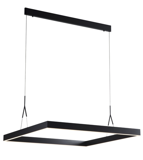 [3300710] PURE LED pendel vierkant 90x90 42W zwart