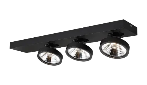 [4014327] AEON-3 black incl. 3x AR111 12,4W 2700K