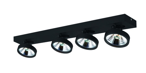 [4014328] AEON-4 zwart 4x AR111 (incl)