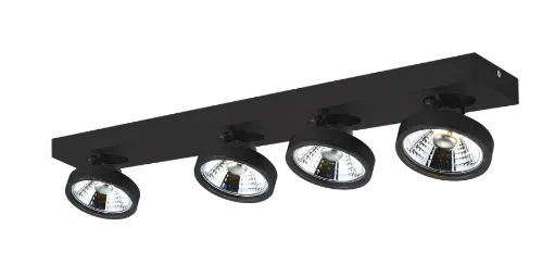 [4014328] AEON-4 zwart 4x AR111 (incl)