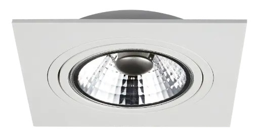 [4014120] ZOOM AR111 SQ 1L inbouwspot wit incl. AR111 12,4W 2700K