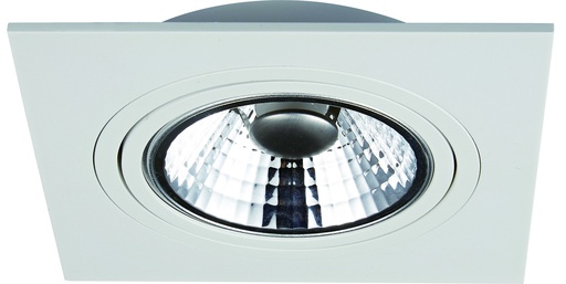 [4014120] ZOOM AR111 SQ 1L inbouwspot wit incl. AR111 12,4W 2700K