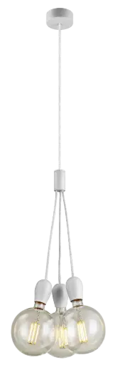 [3416241] KOBAR pendel wit/wit 3x E27