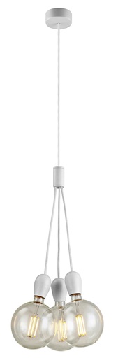 [3416241] KOBAR pendel wit/wit 3x E27