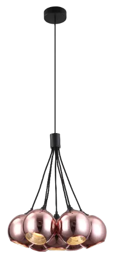 [3416194] ROGODO Pendel Koper/Roze 7x E27