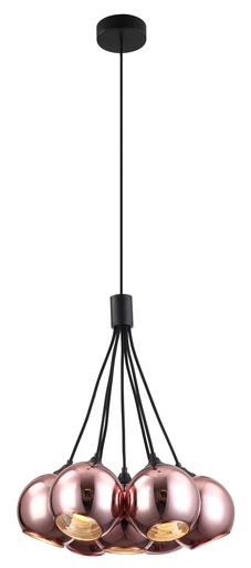 [3416194] ROGODO Pendel Koper/Roze 7x E27