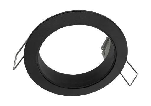 [4014084] ZOOM basis zwart 1x GU10 rond