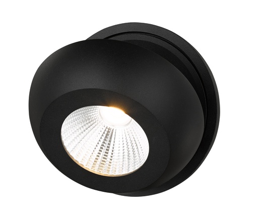 [3433001] OLEO plafonier dimbaar 1x7W LED 3000K zwart
