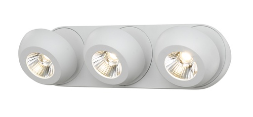 [3433013] OLEO plafonier dimbaar 3x7W LED 3000K wit