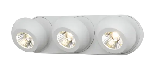 [3433013] OLEO plafonier dimmable 3 x 7W 3000K blanc