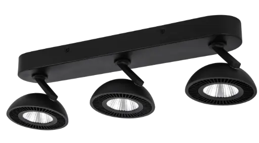 [4012502] NOOMI Plafonier dimmable 3x7W 3000K satin noir