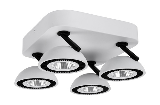 [4012493] NOOMI Spot dimbaar 4x7W 3000K satin wit