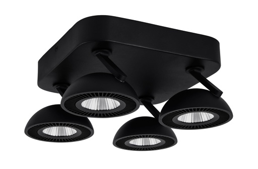[4012503] NOOMI Spot dimbaar 4x7W 3000K satin zwart