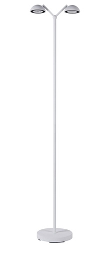 [4012495] NOOMI Vloerlamp dimbaar 2 x7W 3000K satin wit