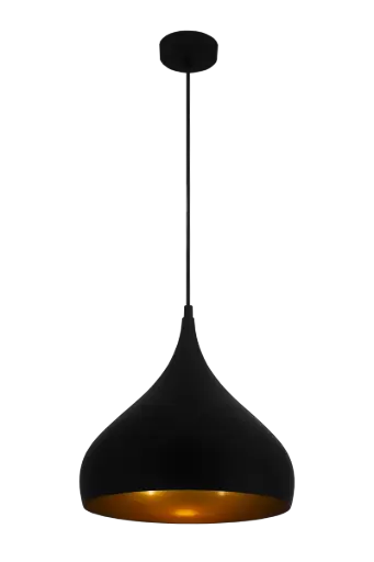 [3432011] Ronin pendant  Ø32 E27 black/gold