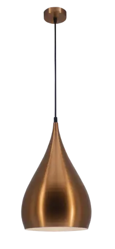 [3432022] RONIN pendel  Ø25 E27 koper/wit