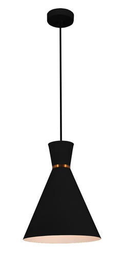 [3432031] KONO pendel Ø25 E27 zwart/wit