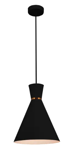 [3432031] KONO pendel Ø25 E27 zwart/wit