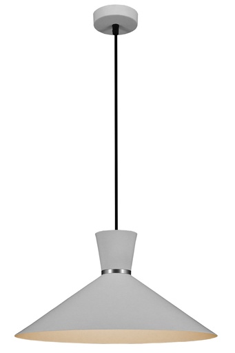 [3432040] KONO pendel Ø39,5 E27 wit/wit