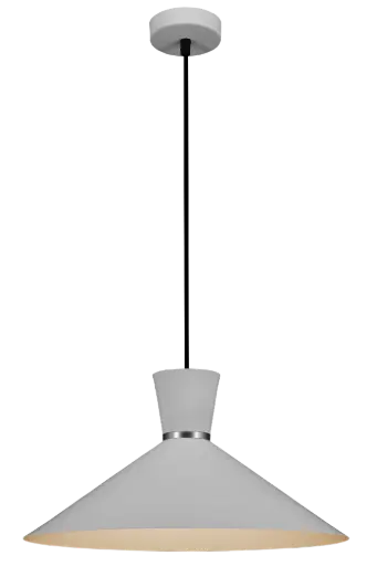 [3432040] KONO pendel Ø39,5 E27 wit/wit