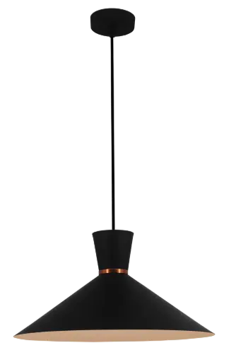 [3432041] KONO pendel Ø39,5 E27 zwart/wit