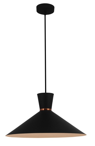 [3432041] KONO pendel Ø39,5 E27 zwart/wit