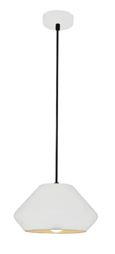 [3432070] UBBE pendel  Ø24 E27 wit/wit
