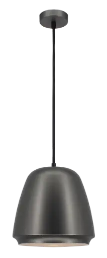 [3432084] BOBAN pendel Ø25 E27 gunmetal/wit