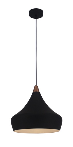 [3432111] YARA pendel  Ø30 E27 zwart/wit