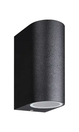 [3434025] FLUX R wl 150mm 2x GU10 (excl) max 35Watt IP54 zwart
