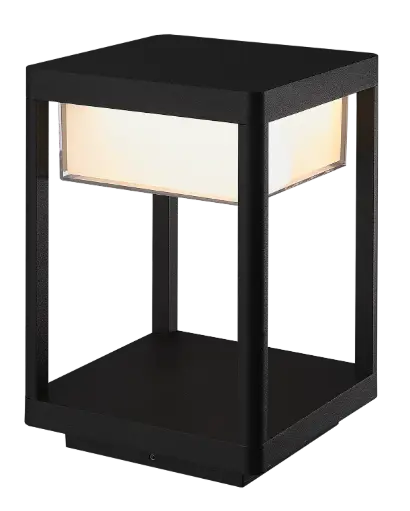 [3429015] NERES paal 23,5cm 10,5 Watt SMD LED 3000K IP65 zwart
