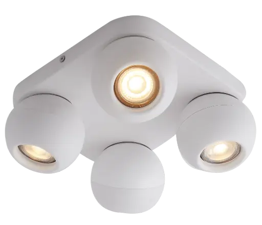 [3433024] TRITON 4L vierkant, GU10 (excl) wit