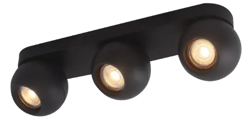 [3433033] TRITON 3L GU10 (excl) zwart