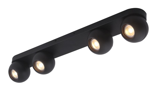 [3433035] TRITON 4L balk, GU10 (excl) zwart