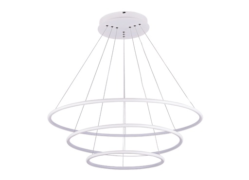 [3435016] ANNU LED pend. 3 ringen 99W SMD LED 3000K dimbaar ø800+600+400mm wit