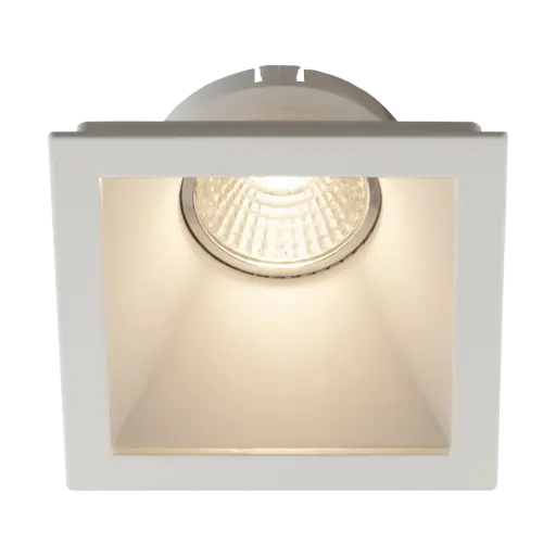 [3426200] TETIZ Square inbouwspot deep design wit GU10 excl