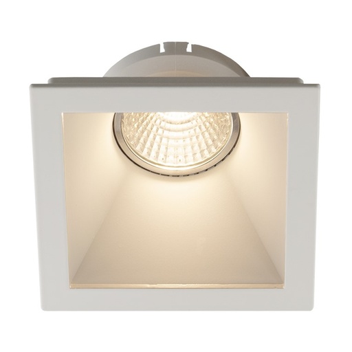 [3426200] TETIZ Square inbouwspot deep design wit GU10 excl