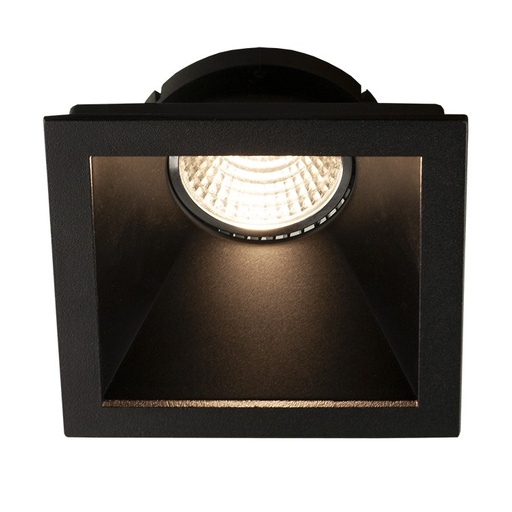 [3426201] TETIZ Square black inbouwspot deep design zwart GU10 excl