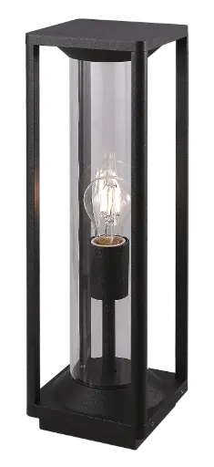 [3429072] KELSO paal 500mm 1xE27 max 15W IP65 mat zwart