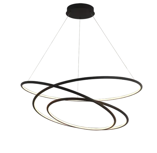 [XL3435024] BOA LED Pendel 105W SMD 3000K dimbaar ø900mm zwart 3m kabel