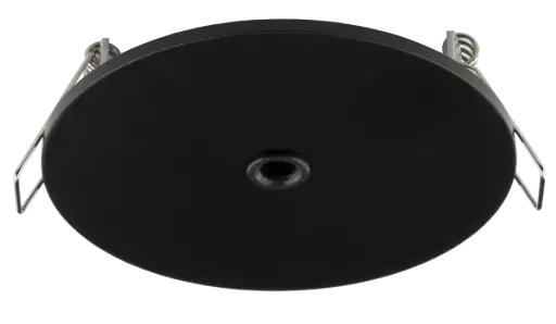 [4014391] 90mm Ø75mm inbouw basis voor pendel - zwart