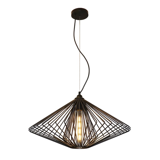 [3403561] DAXOS 1x E27 pendel zwart Ø60cm