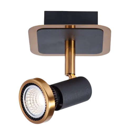 [3427065] XZIBIT 1L GU10 LED 5W dim incl. zwart / brons