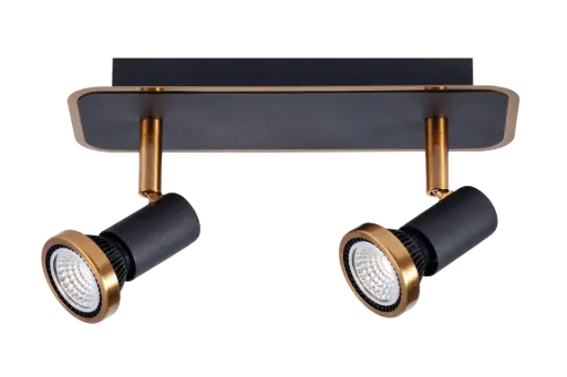 [3427066] XZIBIT 2L GU10 LED 5W dim incl. zwart / brons